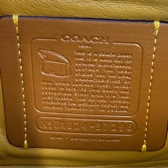 Coach Dinky Leather Crossbody Purse - Picture 11 of 17